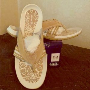 Coral Bay Sandal/FlipFlop 11m Taupe/Natural